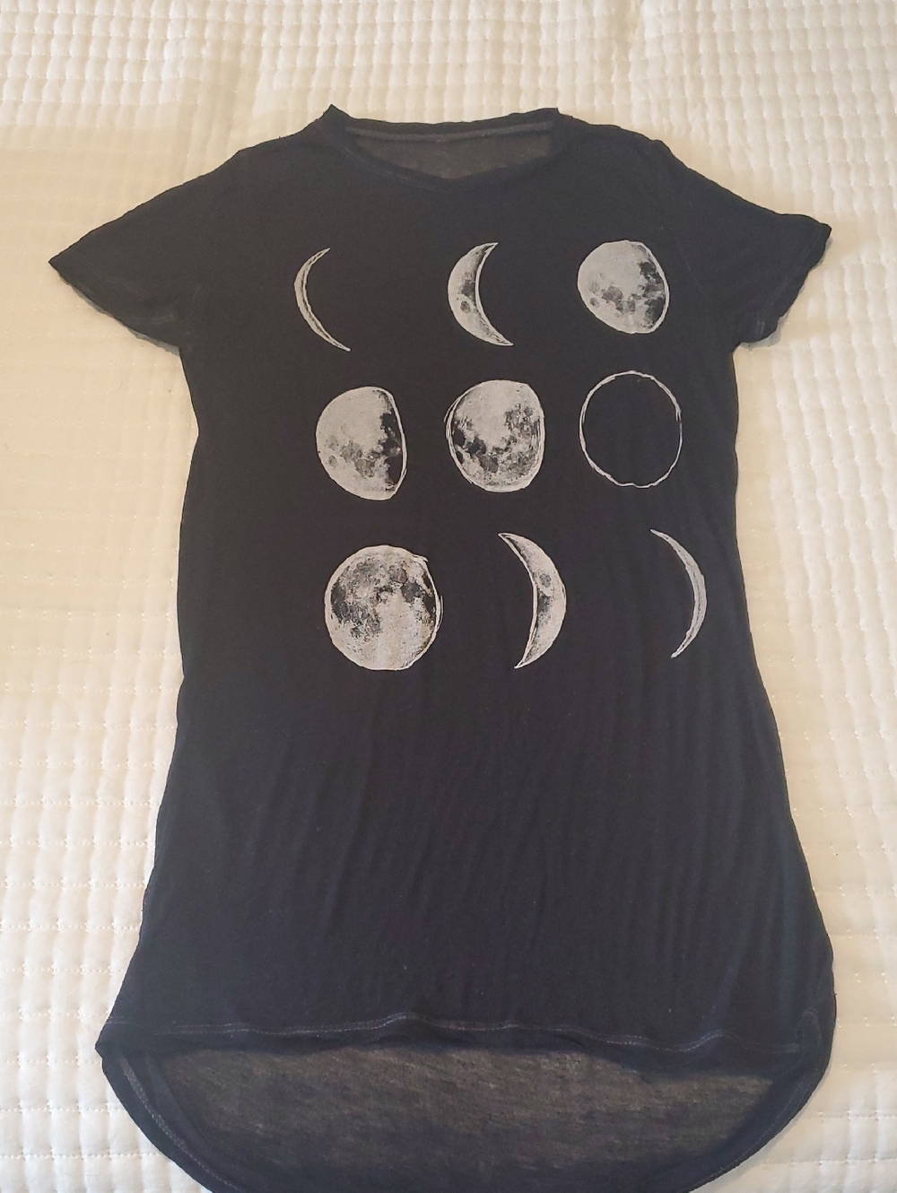 Black Moon Phase Graphic Tee